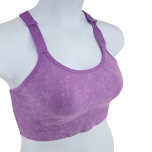 Cacique Heather‎  Womens Purple Criss Cross Back Bralette Size 2X 18/20